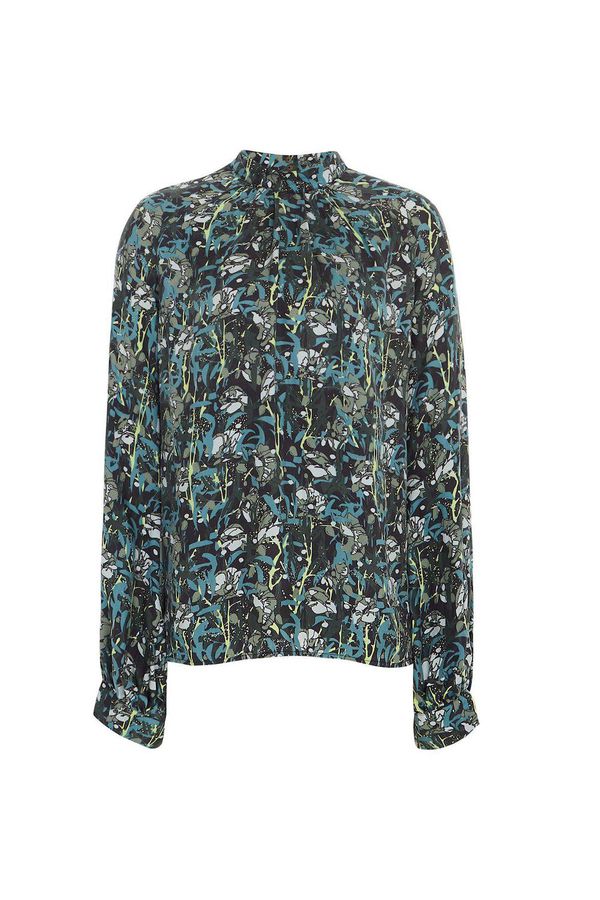 image of Emily Cupro Top in Himalayan Pops Deep Acid