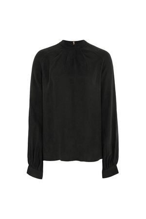 Emily Cupro Top in Black