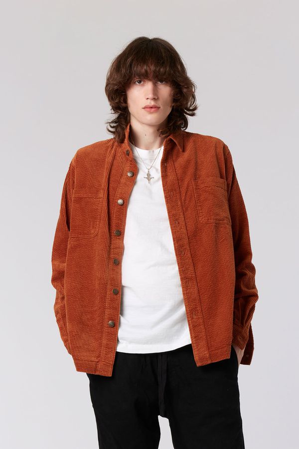 image of Jean Organic Cotton Overshirt in Lion