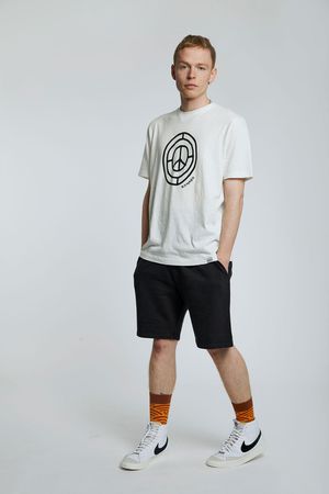 Flip Organic Cotton Short in Wash Black
