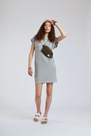 Blimey Organic Cotton Unisex Bumbag in Khaki