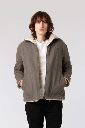 360° Reversible Fleece Jacket in Grey