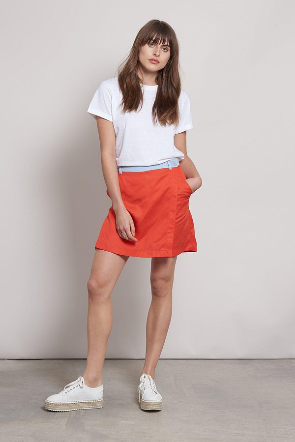 image of Nicole Culotte Skirt Tangerine