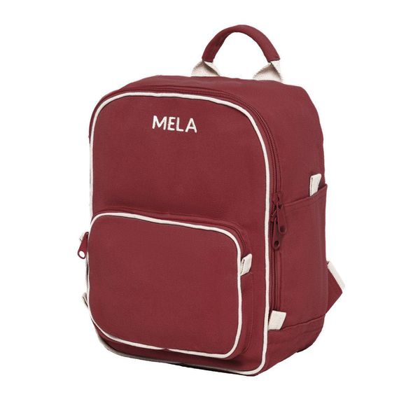 image of Backpack Mela II Mini in Burgundy Red