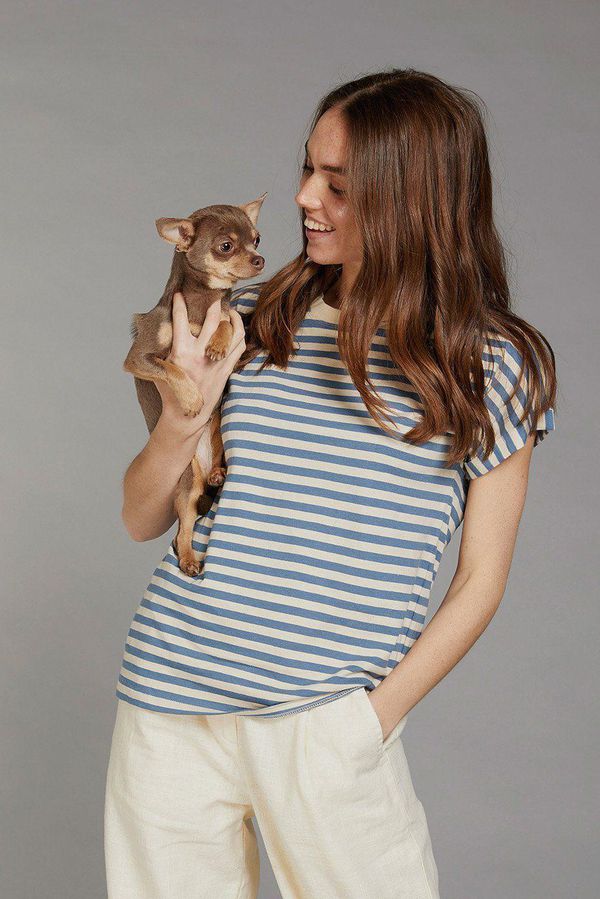 image of Sunrise Organic Hemp Cotton Butterfly Vest in Hydron