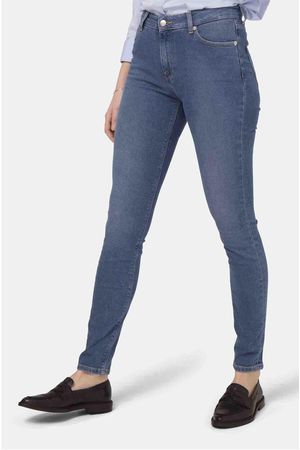 Hazen Women High Waist Blue Jeans