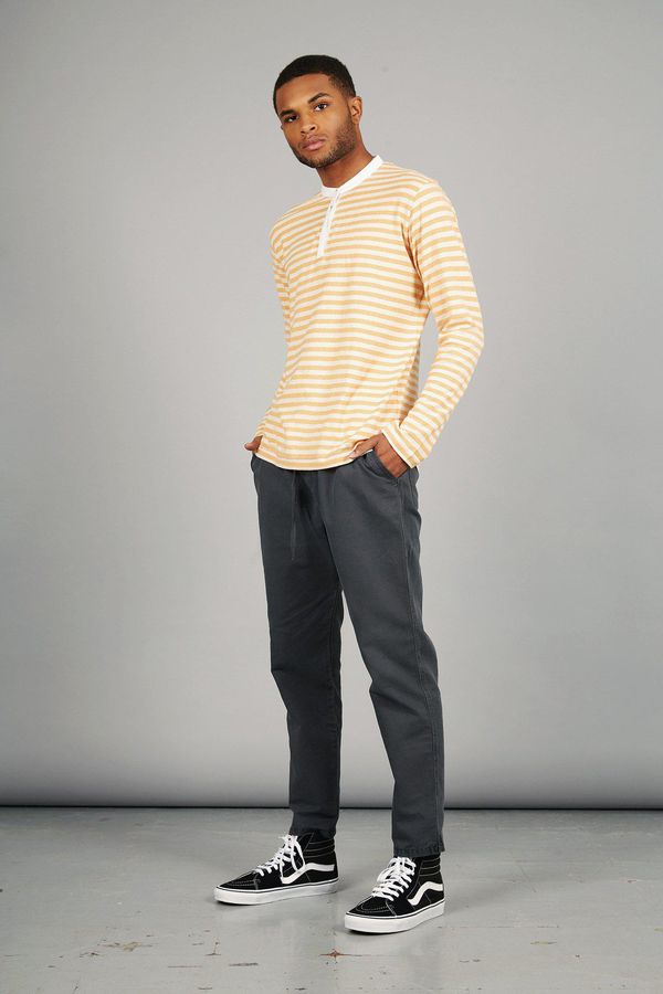 image of Firefly Organic Hemp Cotton Long Sleeve Polo
