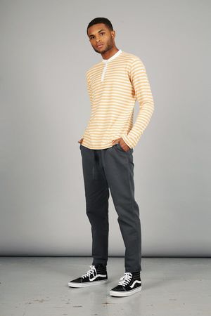 Firefly Organic Hemp Cotton Long Sleeve Polo