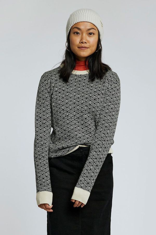 image of Tara Organic Cotton Jumper in Off White