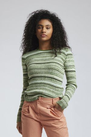 Annabelle Organic Cotton Top in Lime