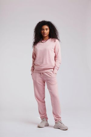 Olympia Organic Cotton Joggers in Salted Grapes