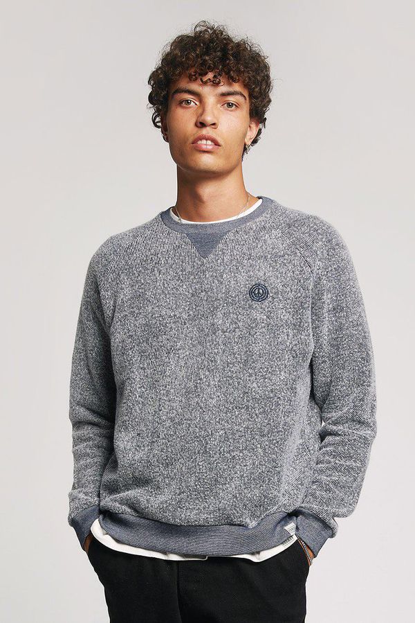 image of Anton Organic Cotton Sweat in Indigo Melange