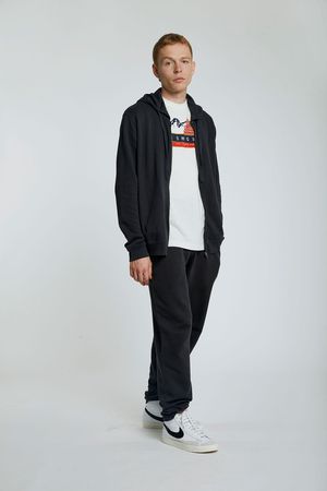 Olympia Mens Organic Cotton Jogger in Black