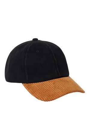 Rocky Unisex Corduroy Cap in Black