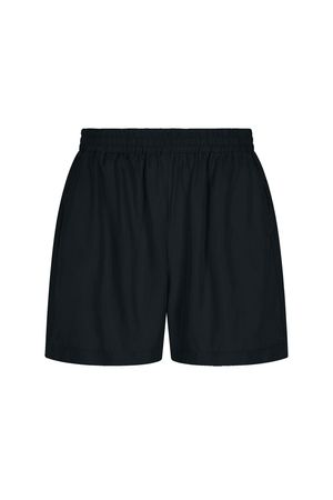 Thana Cupro Shorts in Black