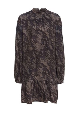 Twiggs Cupro Mini Dress in Sky Dragon Moss