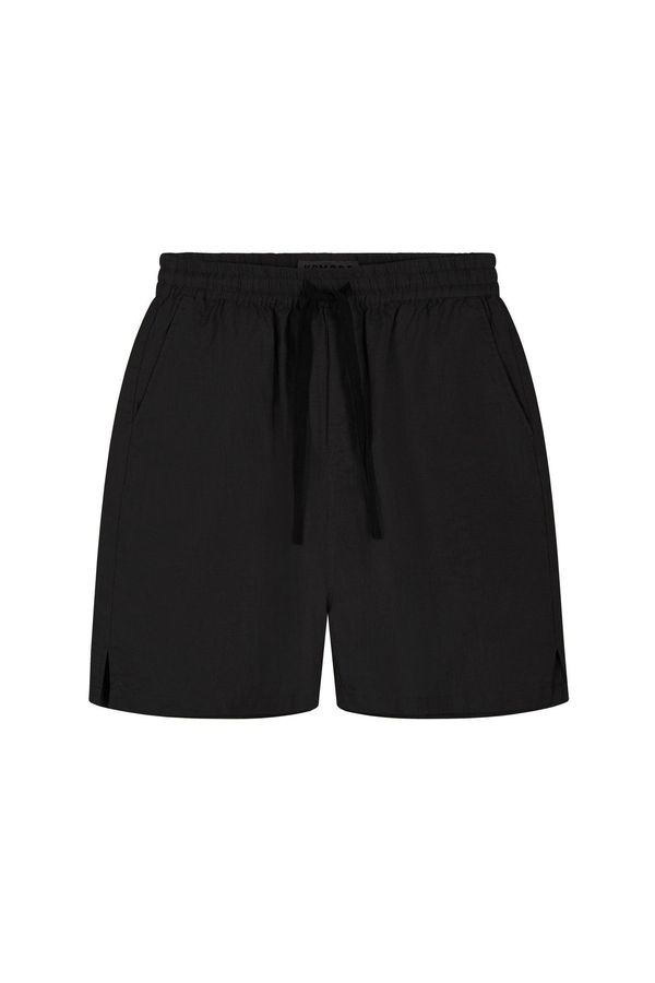 image of Jerry Organic Linen Shorts in Black