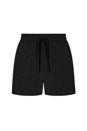 Jerry Organic Linen Shorts in Black