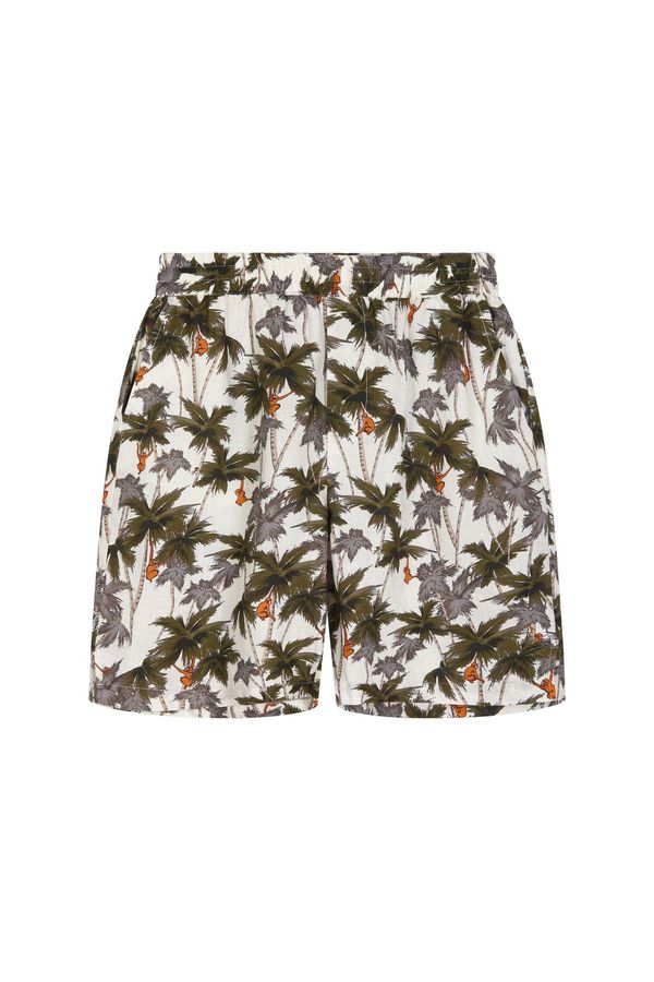 image of Jerry Organic Linen Shorts in Off White