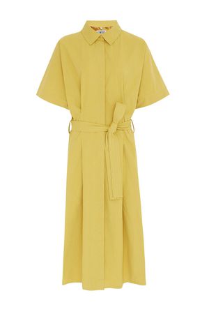 Ash Organic Cotton Dress in Honey