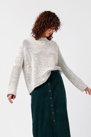 Clio Organic Cotton Jumper in Sand