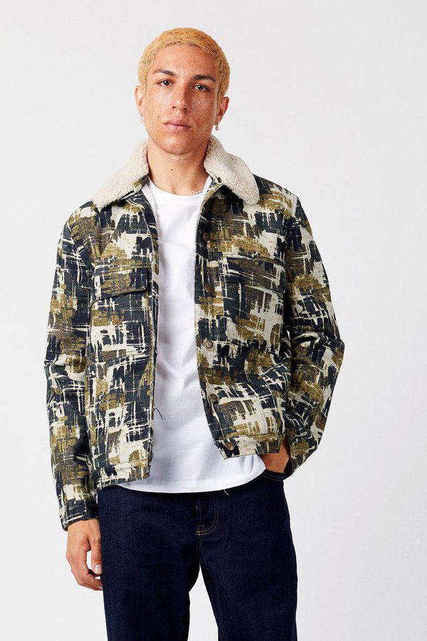 image of Ever Fleece Lined Organic Cotton Jacket in Moss