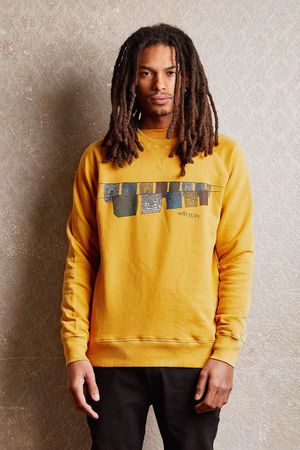 Free Tibet Organic Cotton Sweat Shirt in Mustard