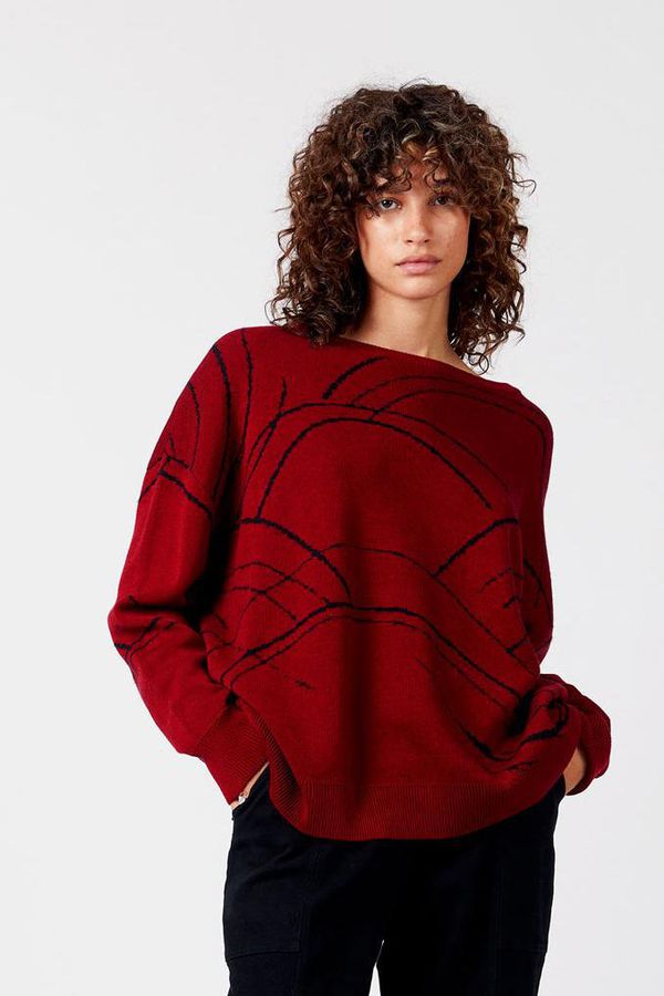 image of Gabriella Merino and Tencel Jumper in Ruby