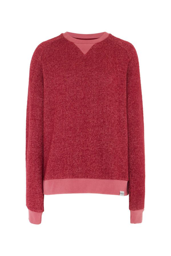 image of Anton Organic Cotton Melange Crew in Plum