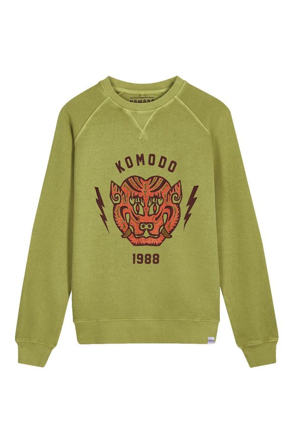 image of Tiger Organic Cotton Crew in Sage