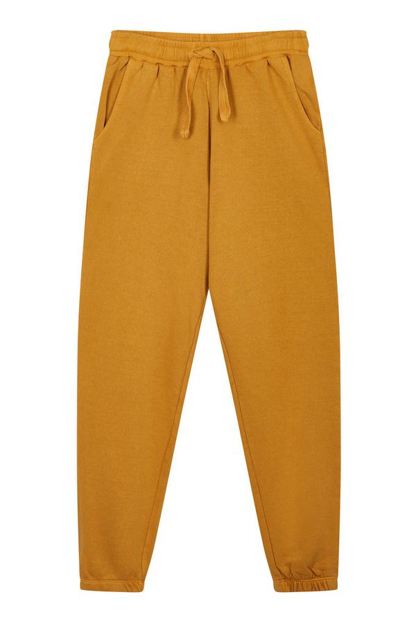image of Adam Organic Cotton Tracksuit in Mustard
