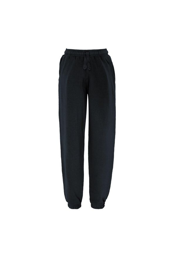 image of Evie Organic Cotton Trackpants in Coal