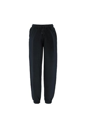 Evie Organic Cotton Trackpants in Coal