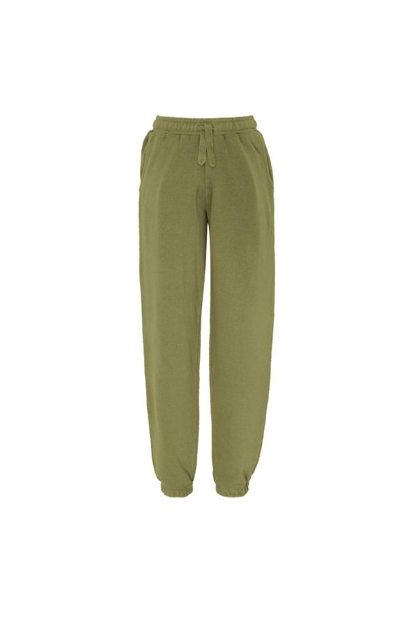 image of Evie Organic Cotton Trackpants in Sage