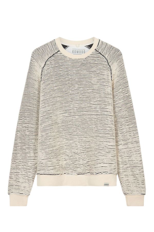 image of Anton Organic Cotton Sweat Shirt in Sand