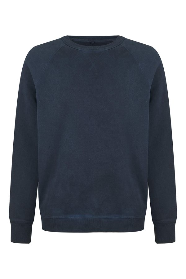 image of Anton Organic Cotton Sweater in Navy