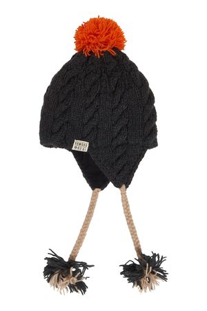 Dasher Lambswool Pom Hat in Black