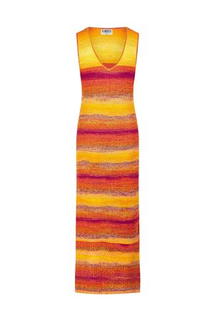 Lagoon Organic Cotton Dress in Sunshine Brights