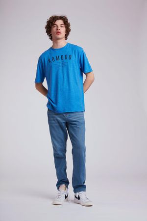 Kin Hemp Tee in Cobalt Blue