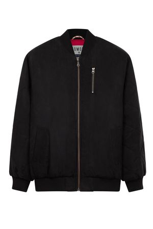 Misty Bomber Cupro Jacket in Black