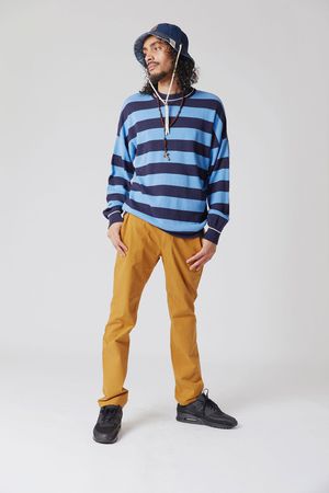 Carpenter Organic Cotton Trousers in Bronze-Brown