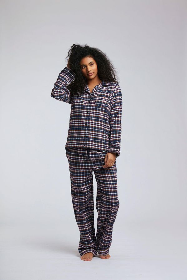 image of Womens Pyjama Set in Navy