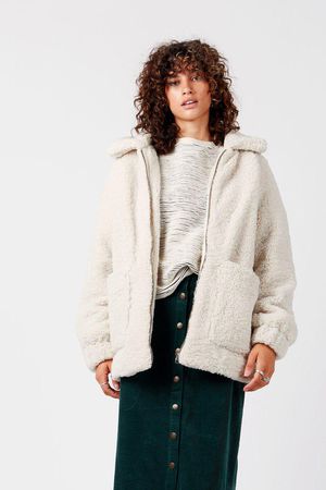 Snow Rabbit Modal Jacket in Warm Sand
