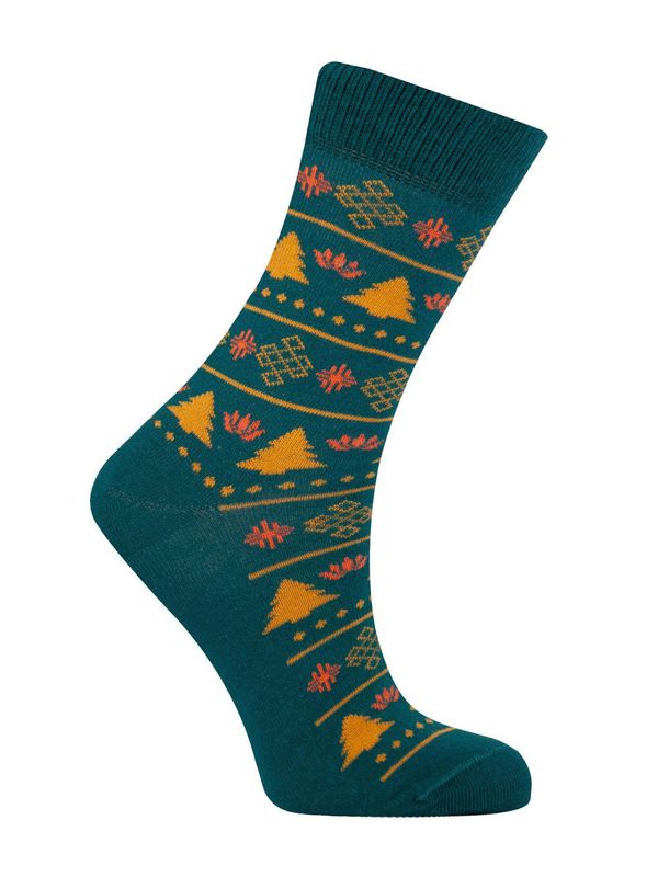 image of Christmas Organic Cotton Socks in Ocean