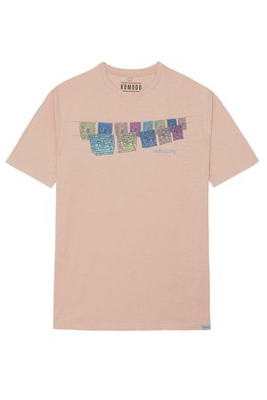 Kin Free Tibet Organic Cotton Tee in Peach