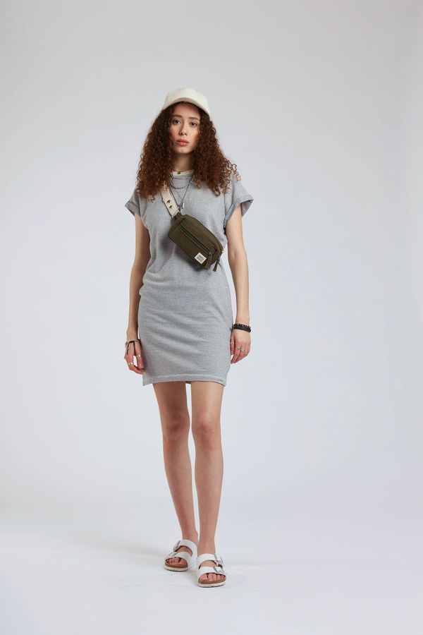 image of Moonlight Organic Cotton Dress in Indigo