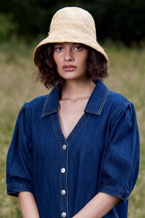 Magnolia Straw Hat