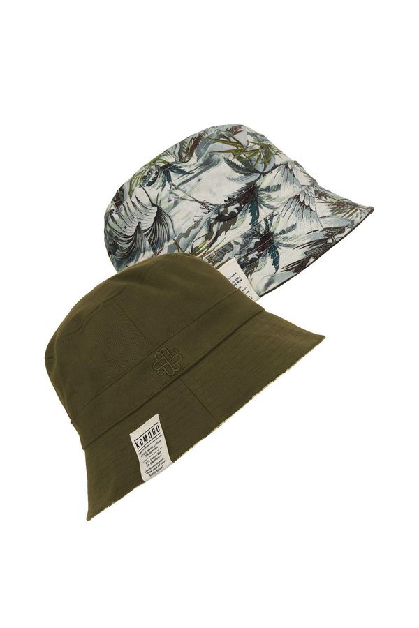 image of Bucky Reversible Unisex Hat in Bali Green