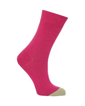 Punchy Organic Cotton Socks in Fushia