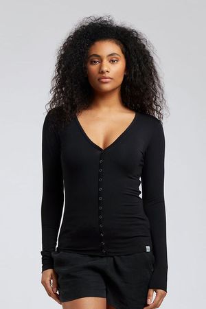 Luna Modal Top in Black